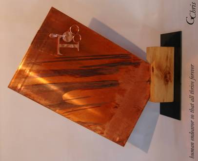 Challenges us to succeed with a vast, sustained human endeavor that builds and achieves a thriving future for all forever.