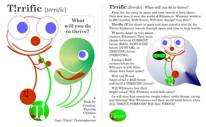 T!rrific - What will you do to thrive! Children's Book Cover.